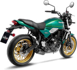 Complete Catalytic Exhaust System With Sound Certification Lv One Evo Carbon Fiber Carbon Fiber End Cap - Leovince Compatible With Kawasaki Versys 650 (2021-2024)
