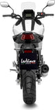 Exhaust Tip Without Sound Certification Lv One Evo Stainless Steel Carbon Fiber End Cap - Leovince Compatible With Honda Nc 750 X (2021-2024)