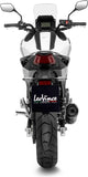 Exhaust Tip With Noise Certification Lv One Evo Carbon Fiber Carbon Fiber End Cap - Leovince Compatible With Honda Nc 750 X (2021-2024)