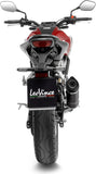 Complete Catalytic Exhaust System With Sound Certification Lv One Evo Steel Black Carbon Fiber End Cap - Leovince Compatible With Honda Cb 125 R Neo Sports Café (2021-2023)