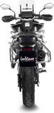Exhaust Tip With Noise Certification Lv One Evo Steel Black Carbon Fiber End Cap - Leovince Compatible With Ktm 890 Smt (2023-2026)