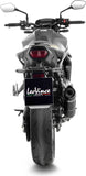 Exhaust Tip Without Sound Certification Lv One Evo Steel Black Carbon Fiber End Cap - Leovince Compatible With Honda Cb 750 Hornet (2023-2024)