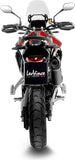 Exhaust Tip With Noise Certification Lv One Evo Steel Black Carbon Fiber End Cap - Leovince Compatible With Triumph Tiger 900 Gt (2024-2026)