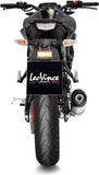Complete Exhaust System Without Catalytic Converter And Without Sound Certification Lv One Evo Stainless Steel Carbon Fiber End Cap - Leovince Compatible With Yamaha Xsr 125 (2021-2024)
