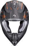 Off-Road Motorcycle Helmet Scorpion Exo Vx-16 Evo Air Polycarbonate Silver Black Copper Patriot Size L