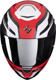 Full-Face Motorcycle Helmet Scorpion Exo Exo-Gt Sp Air Ultra Tct Red White Flex Size Xl