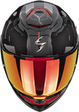 Full-Face Motorcycle Helmet Scorpion Exo Exo-Gt Sp Air Ultra Tct Black Silver Asphalt Size L