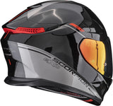 Full-Face Motorcycle Helmet Scorpion Exo Exo-Gt Sp Air Ultra Tct Black Silver Asphalt Size L
