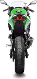 Exhaust Tip Without Sound Certification Lv-10 Steel Black Stainless Steel End Cap - Leovince Compatible With Kawasaki Z 400 (2022-2023)