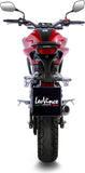 Complete Exhaust System Without Catalytic Converter And Without Sound Certification Lv-10 Steel Black Stainless Steel End Cap - Leovince Compatible With Honda Cb 125 R Neo Sports Café (2018-2020)
