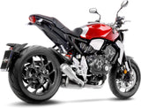Exhaust Tip With Noise Certification Lv-10 Stainless Steel Stainless Steel End Cap - Leovince Compatible With Honda Cb 1000 R Neo Sports Café (2018-2024)