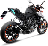Exhaust Tip Without Sound Certification Lv-10 Steel Black Stainless Steel End Cap - Leovince Compatible With Ktm 1290 Super Duke R (2017-2019)