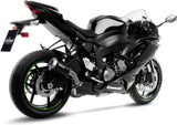 Exhaust Tip Without Sound Certification Lv-10 Steel Black Stainless Steel End Cap - Leovince Compatible With Kawasaki Zx 6R Ninja (2009-2016)