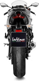 Exhaust Tip Without Sound Certification Lv-10 Steel Black Stainless Steel End Cap - Leovince Compatible With Kawasaki Zx 6R Ninja (2024-2026)
