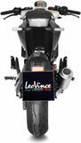 Exhaust Tip Without Sound Certification Lv-10 Stainless Steel Stainless Steel End Cap - Leovince Compatible With Husqvarna Vitpilen 125 (2021-2023)