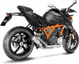 Exhaust Tip Without Sound Certification Lv-10 Stainless Steel Stainless Steel End Cap - Leovince Compatible With Ktm 1290 Super Duke R (2020)