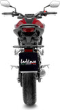Complete Exhaust System Without Catalytic Converter And Without Sound Certification Lv-10 Steel Black Stainless Steel End Cap - Leovince Compatible With Honda Cb 125 R Neo Sports Café (2021-2023)