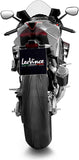 Exhaust Tip Without Sound Certification Lv-10 Carbon Fiber Stainless Steel End Cap - Leovince Compatible With Aprilia Tuono V4 1100 Factory (2021-2024)