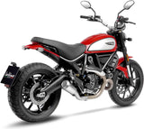 Exhaust Tip Without Sound Certification Lv-10 Stainless Steel Stainless Steel End Cap - Leovince Compatible With Ducati Scrambler 800 Icon (2021-2022)