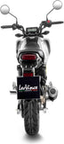 Complete Exhaust System Without Catalytic Converter And Without Sound Certification Lv-10 Steel Black Stainless Steel End Cap - Leovince Compatible With Honda Msx 125 (2022-2024)