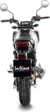 Complete Exhaust System Without Catalytic Converter And Without Sound Certification Lv-10 Stainless Steel Stainless Steel End Cap - Leovince Compatible With Honda Grom 125 (2022-2024)