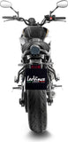 Complete Exhaust System Without Catalytic Converter And Without Sound Certification Lv-10 Steel Black Stainless Steel End Cap - Leovince Compatible With Yamaha Xsr 700 (2021-2024)