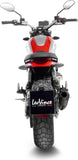 Exhaust Tip With Noise Certification Lv-10 Steel Full Black Steel Black End Cap - Leovince Compatible With Ducati Scrambler 800 Full Throttle (2025-2026)