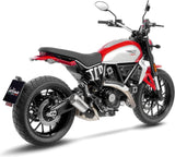 Exhaust Tip With Noise Certification Lv-10 Stainless Steel Stainless Steel End Cap - Leovince Compatible With Ducati Scrambler 800 Full Throttle (2025-2026)