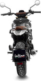 Exhaust Tip Without Sound Certification Lv-10 Steel Black Stainless Steel End Cap - Leovince Compatible With Moto Morini Seiemmezzo Scr - Str - A2 (2023-2024)