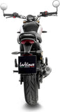 Exhaust Tip Without Sound Certification Lv-10 Carbon Fiber Stainless Steel End Cap - Leovince Compatible With Triumph Scrambler 400 X (2024-2026)