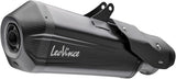 Exhaust Tip Without Sound Certification Lv-12 R Steel Black Carbon Fiber End Cap - Leovince Compatible With Ktm 1290 Super Adventure R - S (2021-2024)