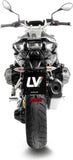 Exhaust Tip With Noise Certification Lv-12 R Stainless Steel Carbon Fiber End Cap - Leovince Compatible With Bmw R 1250 - Rs (2019-2025)