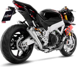 Exhaust Tip Without Sound Certification Lv Corsa Titanium Stainless Steel End Cap - Leovince Compatible With Aprilia Tuono V4 1100 (2019-2020)