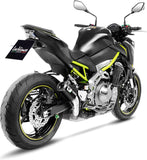 Exhaust Tip Without Sound Certification Lv Corsa Carbon Fiber Stainless Steel End Cap - Leovince Compatible With Kawasaki Z 900 A2 (2025-2026)