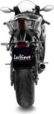 Exhaust Tip Without Sound Certification Lv Corsa Steel Black Stainless Steel End Cap - Leovince Compatible With Yamaha Yzf-R6 (2006-2021)