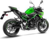 Exhaust Tip Without Sound Certification Lv Corsa Steel Black Stainless Steel End Cap - Leovince Compatible With Kawasaki Z 900 (2020-2024)