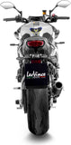 Exhaust Tip Without Sound Certification Lv Corsa Steel Black Stainless Steel End Cap - Leovince Compatible With Yamaha Fz-10 - Sp (2016-2020)