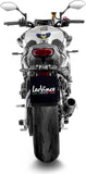Exhaust Tip Without Sound Certification Lv Corsa Carbon Fiber Stainless Steel End Cap - Leovince Compatible With Yamaha Mt-10 - Sp (2016-2020)