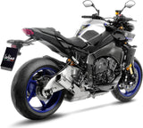 Exhaust Tip Without Sound Certification Lv Corsa Titanium Stainless Steel End Cap - Leovince Compatible With Yamaha Fz-10 - Sp (2016-2020)