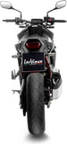 Exhaust Tip Without Sound Certification Lv-14 R Stainless Steel Carbon Fiber End Cap - Leovince Compatible With Honda Cb 750 Hornet (2023-2024)
