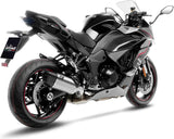 Exhaust Tip With Noise Certification Lv-14 R Stainless Steel Carbon Fiber End Cap - Leovince Compatible With Kawasaki Ninja 1000 Sx (2025-2026)
