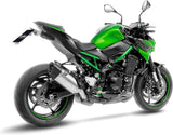 Exhaust Tip With Noise Certification Lv-14 R Titanium Carbon Fiber End Cap - Leovince Compatible With Kawasaki Z 900 A2 (2025-2026)
