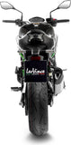 Exhaust Tip Without Sound Certification Lv-14 R Stainless Steel Carbon Fiber End Cap - Leovince Compatible With Kawasaki Z 900 A2 (2018-2024)