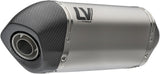 Exhaust Tip With Noise Certification Lv-14 Titanium Carbon Fiber End Cap - Leovince Compatible With Bmw F 900 Gs - Adventure (2024-2026)