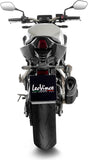 Complete Exhaust System Without Catalytic Converter And Without Sound Certification Lv-14 R Steel Black Carbon Fiber End Cap - Leovince Compatible With Honda Cbr 650 R (2019-2026)