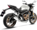 Complete Exhaust System Without Catalytic Converter And Without Sound Certification Lv-14 R Stainless Steel Carbon Fiber End Cap - Leovince Compatible With Honda Cbr 650 R (2019-2026)