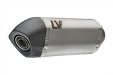 Exhaust Tip Without Sound Certification Lv-14 Stainless Steel Carbon Fiber End Cap - Leovince Compatible With Ktm 790 Adventure - R (2019-2020)