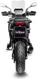 Complete Catalytic Exhaust System With Sound Certification Lv-14 R Titanium Carbon Fiber End Cap - Leovince Compatible With Yamaha Tracer 9 Gt (2025-2026)