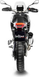 Exhaust Tip With Noise Certification Lv-14 Stainless Steel Carbon Fiber End Cap - Leovince Compatible With Aprilia Tuareg 660 (2025-2026)