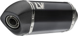 Exhaust Tip Without Sound Certification Lv-14 Steel Black Carbon Fiber End Cap - Leovince Compatible With Triumph Tiger 1200 Gt (2025-2026)